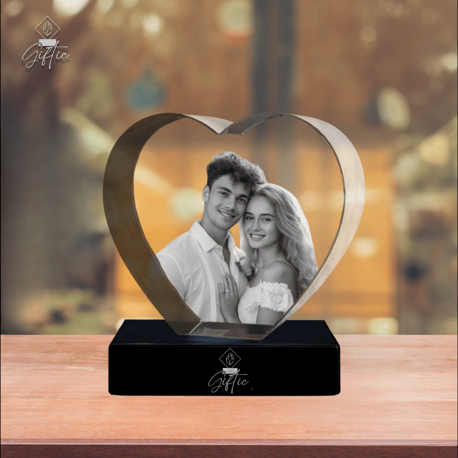 crystal photo frame